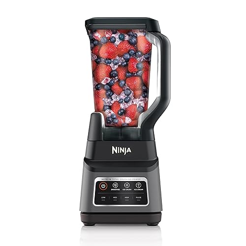 Ninja BN701 Professional Plus Blender, 1400 Peak Watts, 3 Functions for Smoothies, Frozen Drinks & Ice Cream with Auto IQ, 72-oz.* Total Crushing Pitcher & Lid, Dark Grey - Dark Grey - 72 oz. Pitcher (64 oz max liquid capacity)