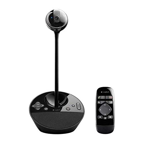 Logitech BCC950 Desktop Video Conferencing Solution, Full HD 1080p video calling, Hi-Definition Webcam, Speakerphone with Noise-Reducing Mic, For Skype, WebEx, Zoom PC/Mac/Laptop/Macbook - Black - Single