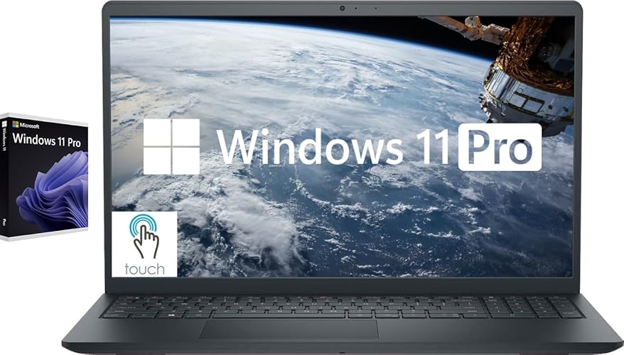 Dell Newest Inspiron 15 Business Laptop, Windows 11 Pro, 15.6" FHD Touchscreen, AMD Ryzen 5-7530U (Up to 4.5GHz), 16GB RAM, 1TB PCIE SSD, AMD Radeon Graphics, Wi-Fi, Webcam