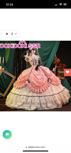 DokiDoki-SSR Anime  Black Butler Kuroshitsuji Ciel Phantomhive Lady Halloween | Advanced Long Version-M-Order Processing Time Refer to Description Page