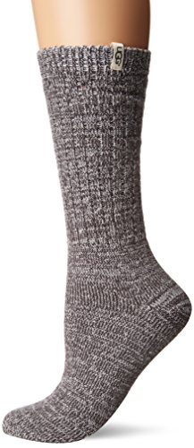 UGG Women's Rib Knit Slouchy Crew Sock - One Size - Grey