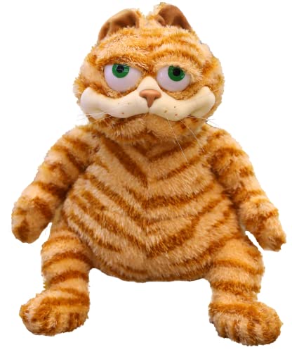 Fat Orange Plush Cat Stuffed Animals Toy,Lifelike Yellow Tabby Cat Kitty Toy for Boys and Girls Children Xmas Birthday Gift,11.8/17.7 Inches (17.7 in（45 cm）) - 17.7 In（45 Cm）