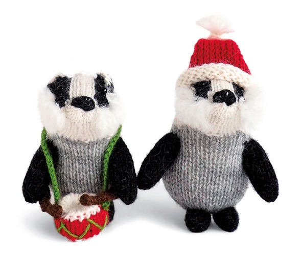 Badger Ornament- set of 2 | Default Title