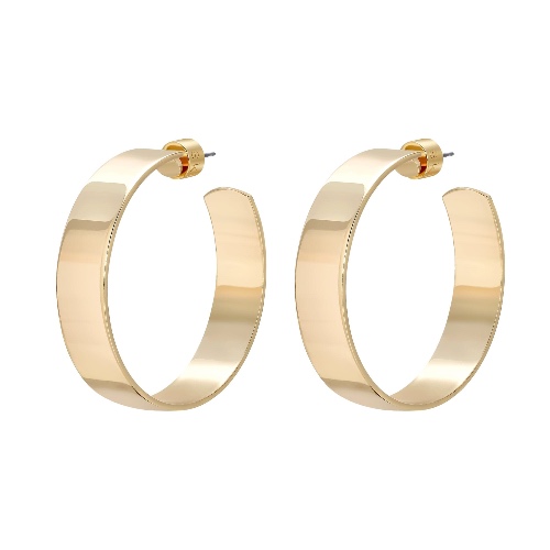 1.5" Skylar Hoops - Gold