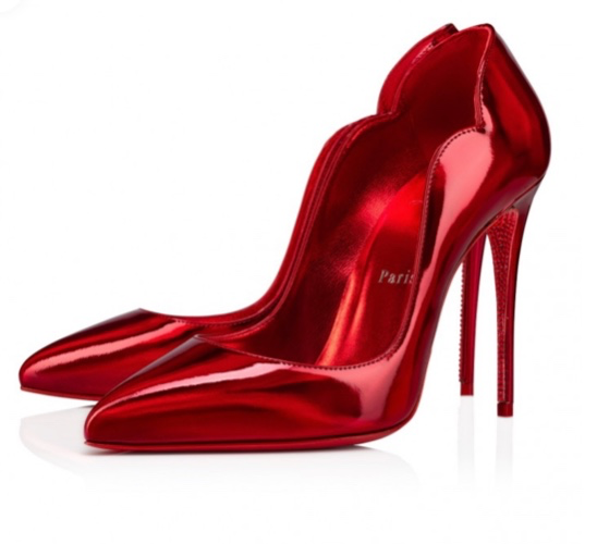 LOUBOUTIN Suola Hot Chick 100 mm Pumps 