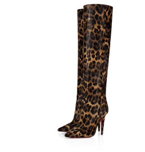 LOUBOUTIN Astrilarge Botta Leather 100MM Boots