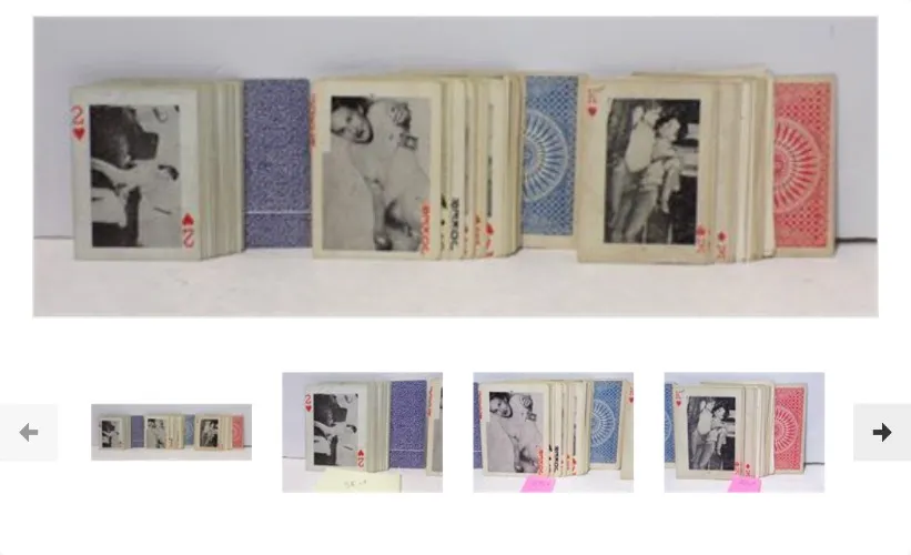 Vintage Adult Playing Cards