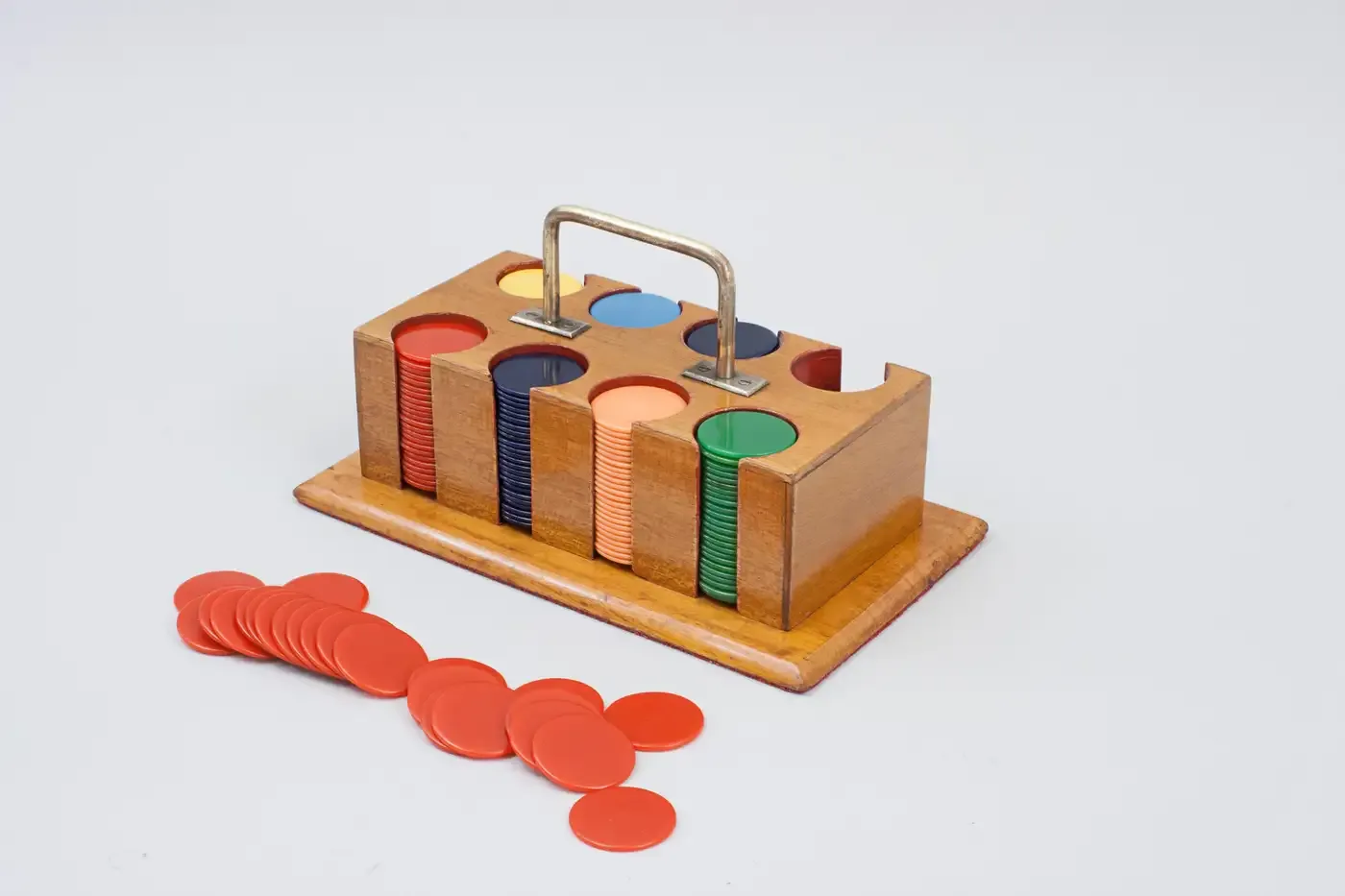 Set Of Gaming Or Poker Chips