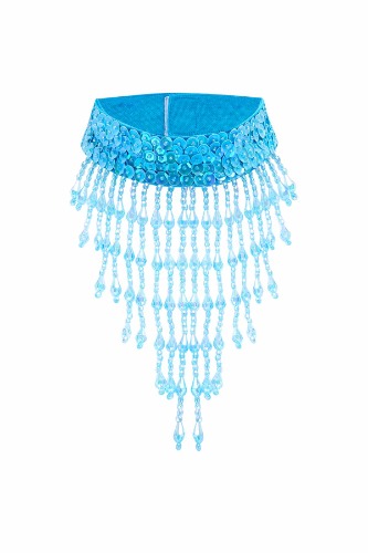 Blue Stargazer Sequin Choker | Default Title