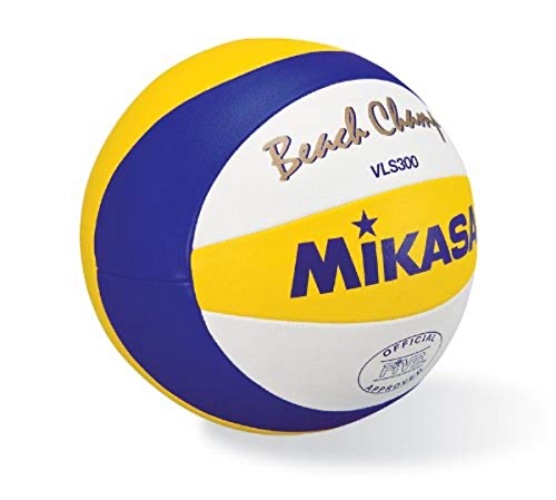 Mikasa VLS300, Beach Champ – Official Game Ball of The FIVB,Blue/Yellow - BALL