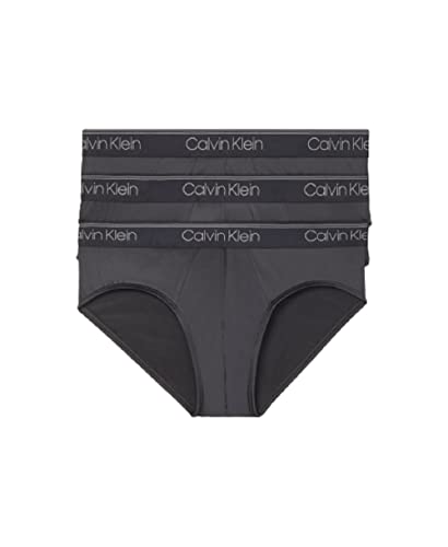 Calvin Klein Men's Micro Stretch 3-Pack Brief - Medium - 3 Black
