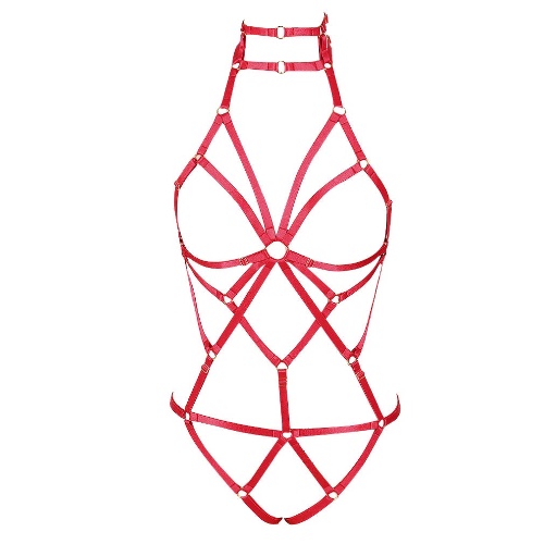 Body harness red 