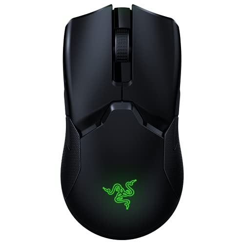 Razer Viper Ultimate Lightweight Wireless Gaming Mouse: Fastest Gaming Switches - 20K DPI Optical Sensor - Chroma Lighting - 8 Programmable Buttons - 70 Hr Battery - Classic Black - Classic Black - Mouse