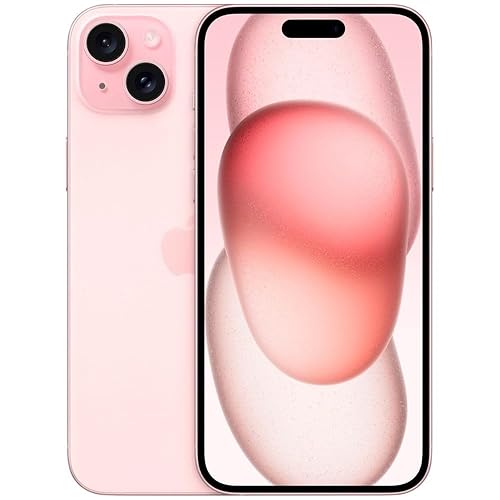 Apple iPhone 15, 128GB, Pink (Renewed) - 128GB - Dual-SIM - Pink