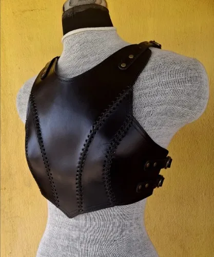 Black Leather Chest plate