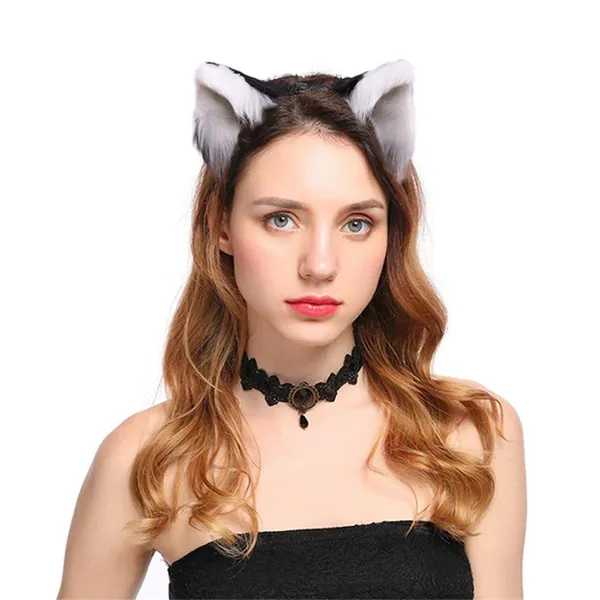Dodheah Kat Oor Fox Hoofdband Haarband Fancy Dress Haar Clip Haaraccessoires voor Vrouwen Meisjes Dagelijkse Decoratie en Feest