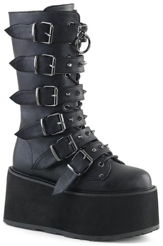 Buckled Bondage Boots