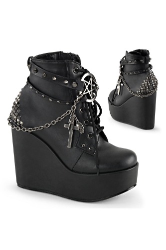 Witches Wanted Wedge Boots