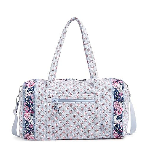 Vera Bradley Cotton Large Travel Duffle Bag, Magnifique Leaf - Magnifique Leaf - One Size