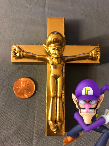 Custom Wah bros Crucifix Cross and keychain