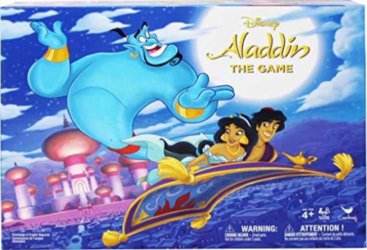 Cardinal Games 6052261 Retro '90S Disney Aladdin Board Game