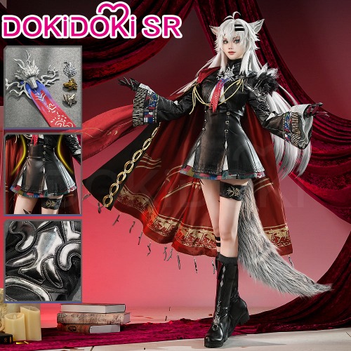 DokiDoki-SR Game Arknights Cosplay Lappland The Decadenza Costume Women | Costume Only-L-Order Processing Time Refer to Description Page