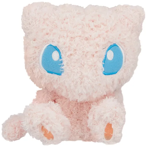 Sekiguchi Pokemon Moko Fluffy Mew Stuffed Plush, 6"