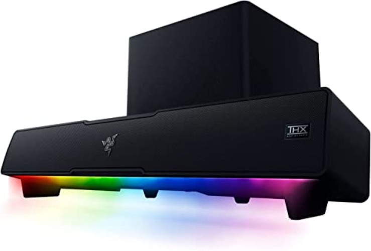 Razer Leviathan V2 (PC Gaming Soundbar with Subwoofer, THX Spatial Audio, Bluetooth 5.2) - Leviathan V2