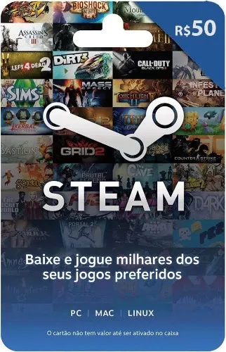 50 reais STEAM