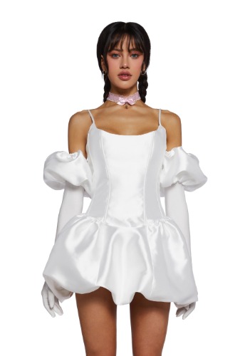 Vexed Hearts Mini Dress- White | WHITE / XX-Large