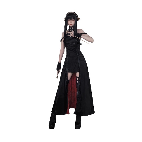 Anya Cosplay Yor Forger Cosplay Costume Spy x Family Cosplay Outfit Anime Costume - Medium Yor Forger