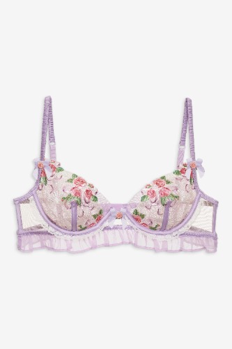 Serenity Underwire Bra — Purple