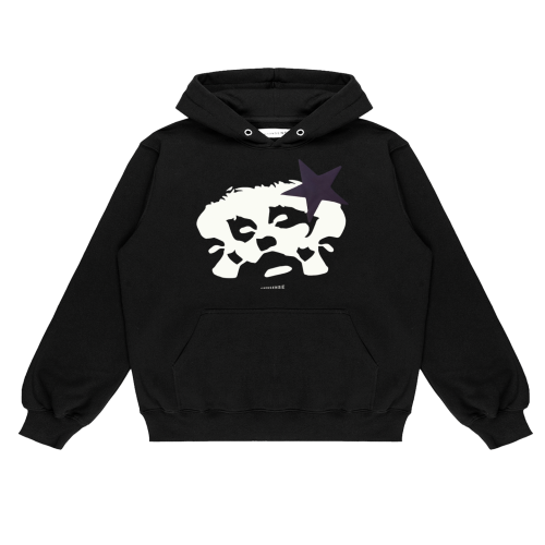 3FACE HOODIE BLACK