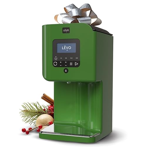LEVO II+ - Herbal Oil Infusion Machine Plus Filter Technology - Botanical Extractor, Herb Dryer, Decarboxylator, & Oil Infuser - Easy Edible Infusion Maker for Gummies, Brownies, & More - Garden Green - LEVO II+ - Garden Green
