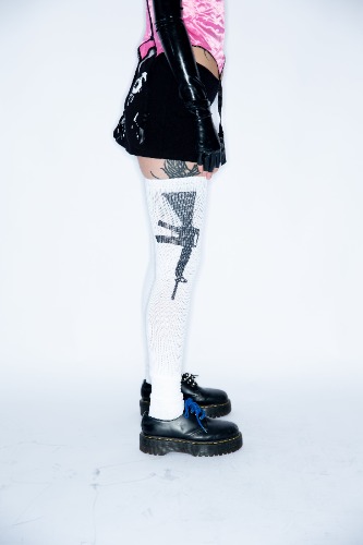 DUCK & COVER THIGH HIGHS
