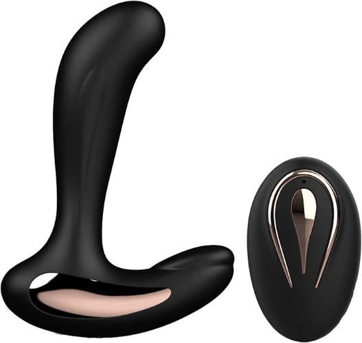 Anal Vibrator Vibrating Butt Plug, Sex toys4mens UK, Yicoco Rechargeable Prostate Massager Anal Plug Sex Toys4couples Men & Women, Remote Control G Spot Male Stimulator, 12 Vibration Modes Anil Plug