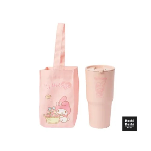 My Melody Glass and Bag