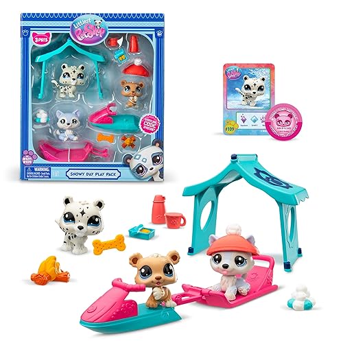 Littlest Pet Shop - Snowy Day Play Pack - LPS Gen 7