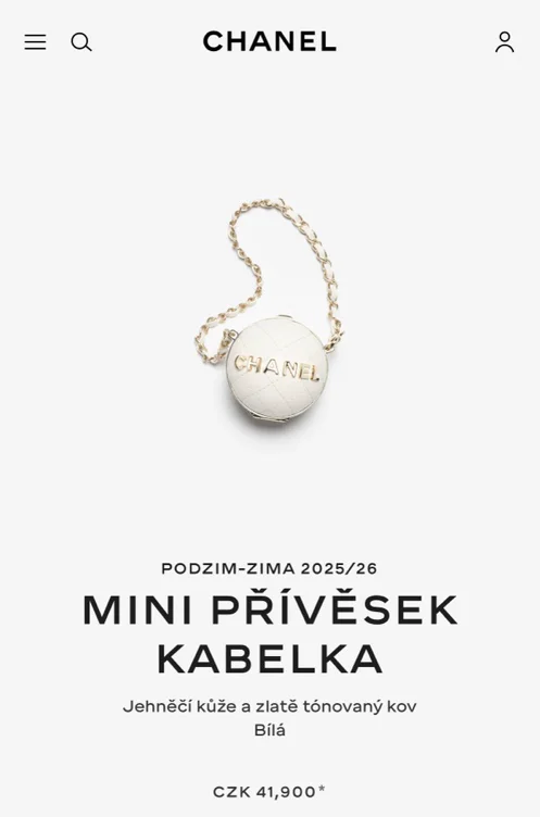 Mini přívěsek kabelka