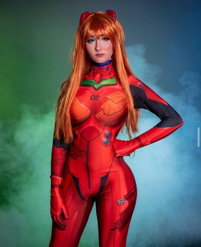 Asuka Cosplay Zentai Suit 