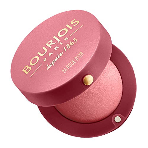 Bourjois Blush for Women, No. 34 Rose d'or, 0.08 Ounce