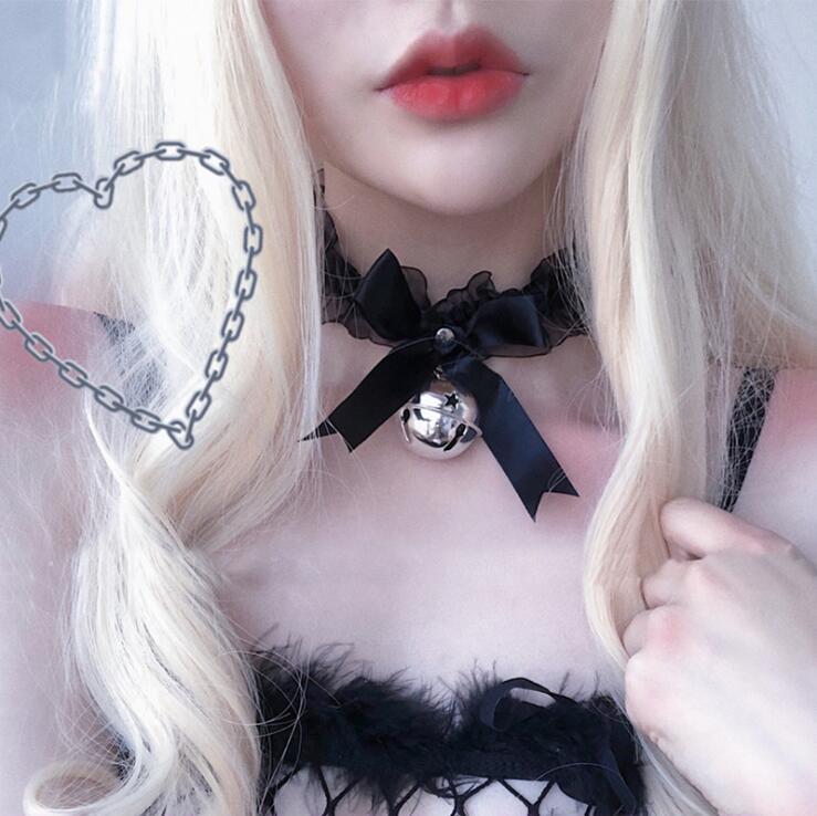 Kitten Bell Collar - Black