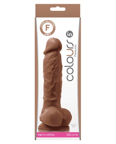 Colours Pleasures Dildo - Brown