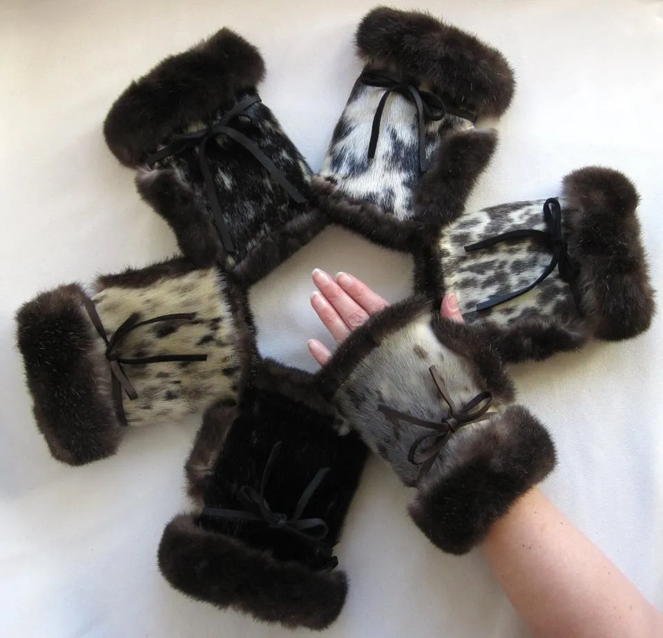 Sealskin Fingerless Mitten PERSONALLY MADE