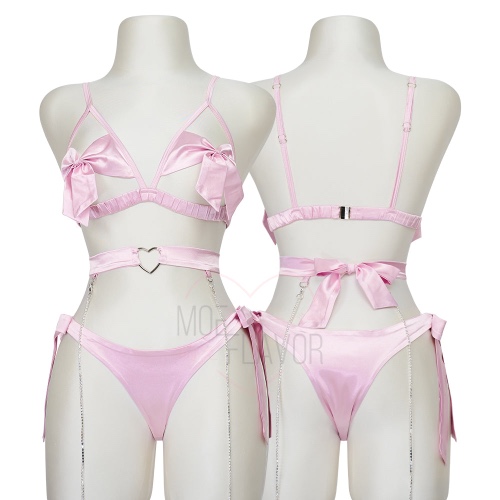 Present Bow Lingerie - Pink / M/L