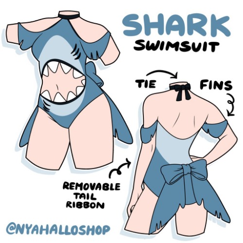 [PRE-SAMPLE PRE-ORDER] Shark swimsuit (6+ month wait) | Default Title