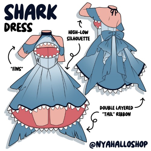[PRE-SAMPLE PRE-ORDER] Shark Dress | L