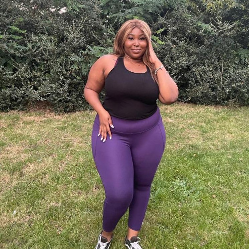 Squat Proof Short Leggings - Suffragette Purple | G (20-22)