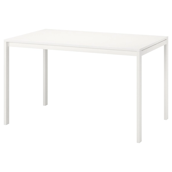 MELLTORP Table - white 125x75 cm