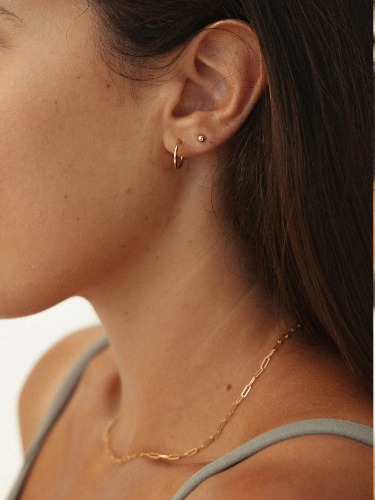 Eternal Gold Huggie Hoop Earrings